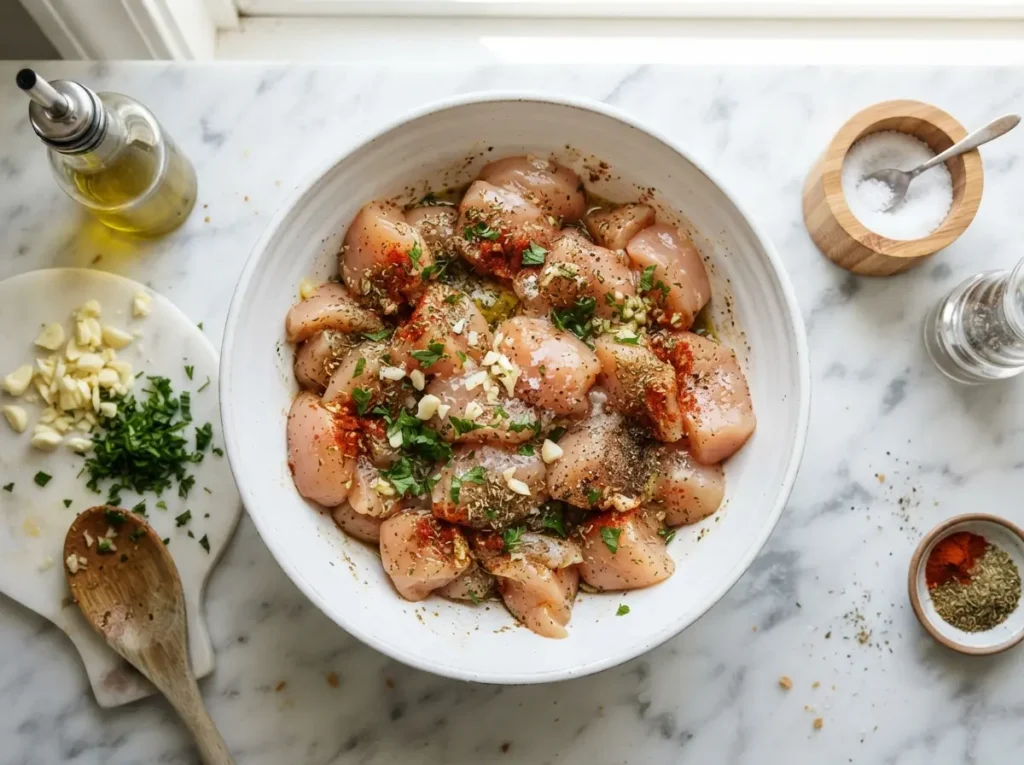Chicken marination